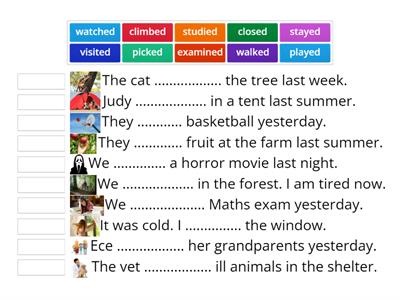 6th grade- UNIT 7 - Simple Past Tense (Regular Verbs)