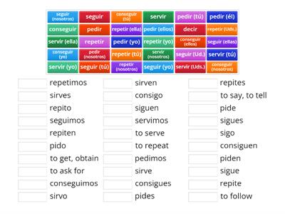 e--i stem-changing verbs