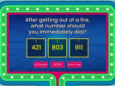 Fire Saftey Quiz