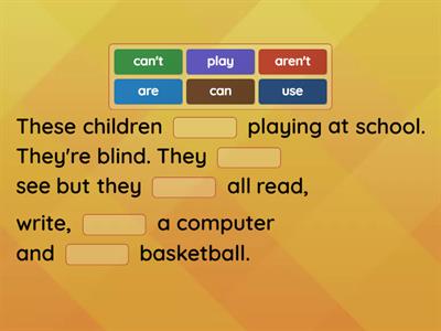 AS2 U5 Reading Blind