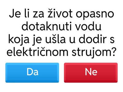 Opasnost i zaštita od električnog udara
