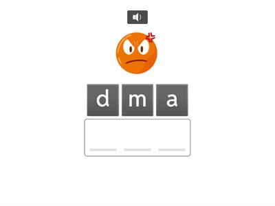 -ad word family (anagram)