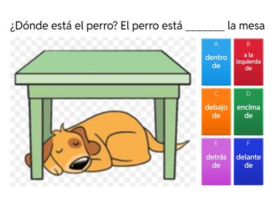 Preposiciones en español Español 1