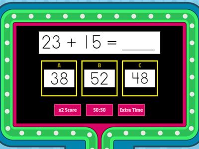 Adding with 2 digit Numbers