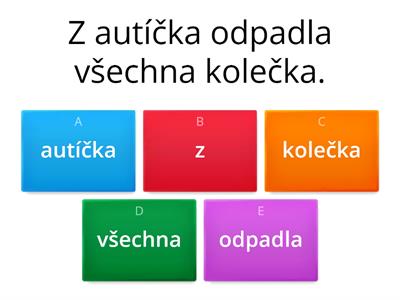 Základní skladební dvojice - podmět a přísudek