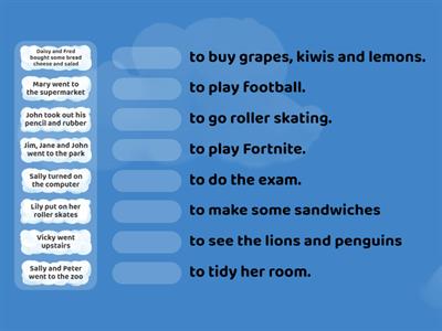 FF4 Unit 9 Infinitives of Purpose