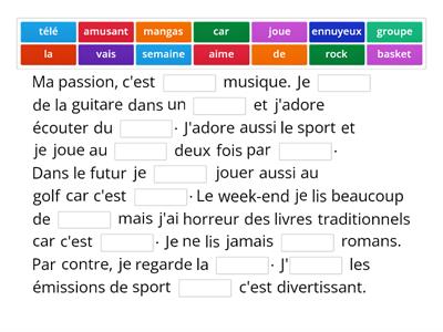 Studio AQA GCSE Module 2V Revision - Text Gapfill