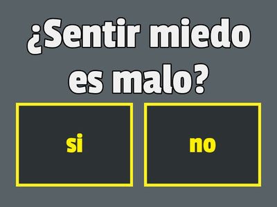¿A que le tienes miedo?