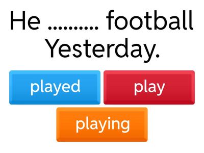 Simple Past Tense Yr2