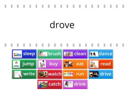 Regular and Irregular verbs
