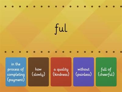 Barton 5.2 Consonant Suffix Definitions