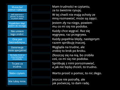 Zamień niepomocne myśli na pomocne.