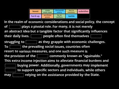 Vocabulary Revision for MC  ECh Economics 