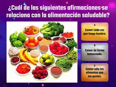 Alimentación Saludable - Quiz