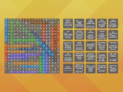 Word Search - au, aw, al