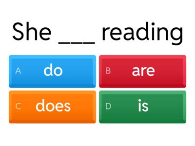 Auxiliary Verbs Quiz