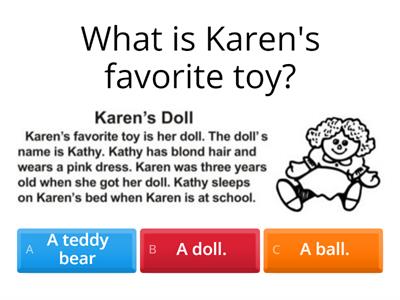 Reading comprehension