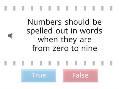 Numbers in Words and Words in Numbers