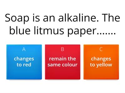 ACID, ALKALINE AND NEUTRAL