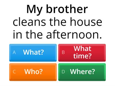 Present Simple: Wh-Questions