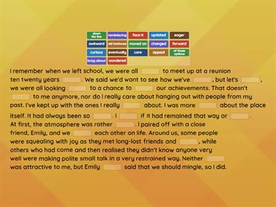 School reunion_test english audio