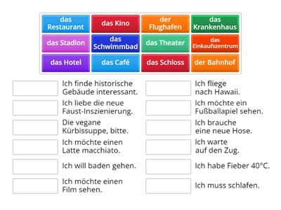 Dienstleistungen und Institutionen 1 