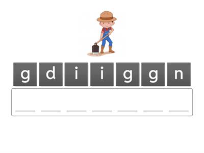 Arrange the words correctly.