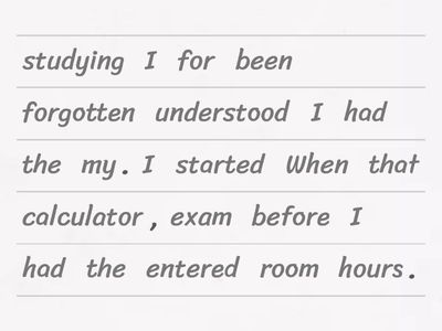 Past Perfect Continuous, Past Perfect and Past Simple