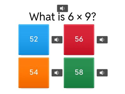 Single Digit Multiplication Level 3