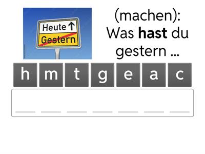 Perfekt A1 - 10 Verben