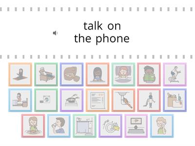 Daily Activities Find the Match