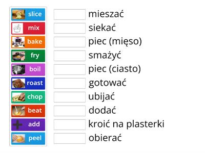 cooking verbs