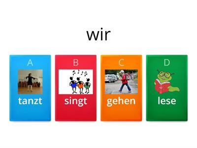 Konjugation  von Verben DaZ DaF