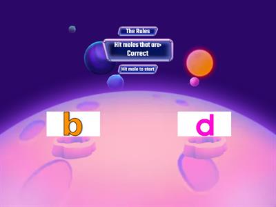 Reversals b's and d's