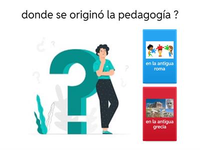 el origen de la pedagogía 