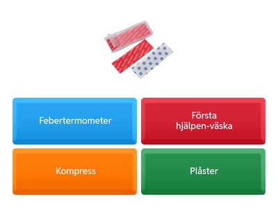 Första hjälpen-utrustning och hälsovårdsutrustning i hemmet - Pekkas version