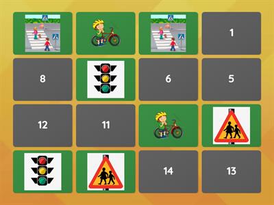 لعبه الذاكره الحذر على الطرق 