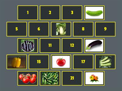 Игра "Один-много. ОВОЩИ"