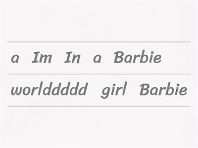 Barbie iconic lines