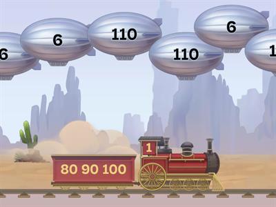 Skip counting in 2s, 5s and 10s Y1->Y2