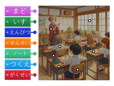 Sala de aula 教室　きょうしつ　kyoushitsu  