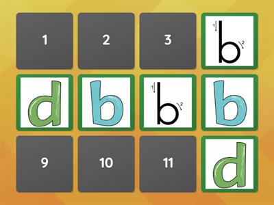 B and D letter recognition 