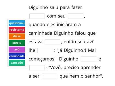 COMPLETE O TEXTO