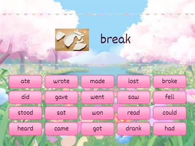 irregular verbs starlight 4