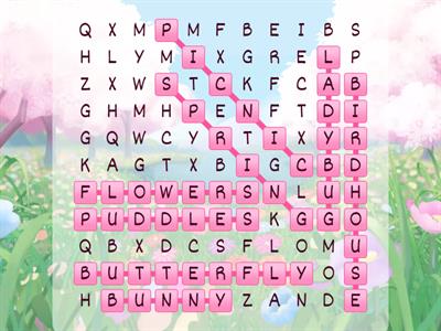 Spring Word Search