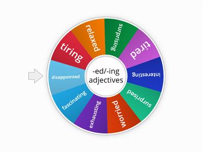 -ed/-ing adjectives