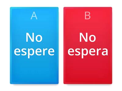 Los mandatos formales