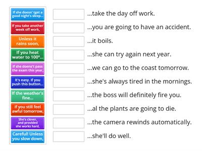 Type 0 & 1 conditionals