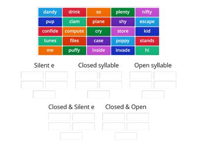 Syllable Review