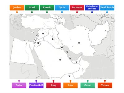 Middle East Map 